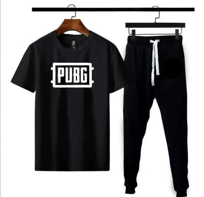 2 Pcs Men's Polyester Printed PUBG Track Suit