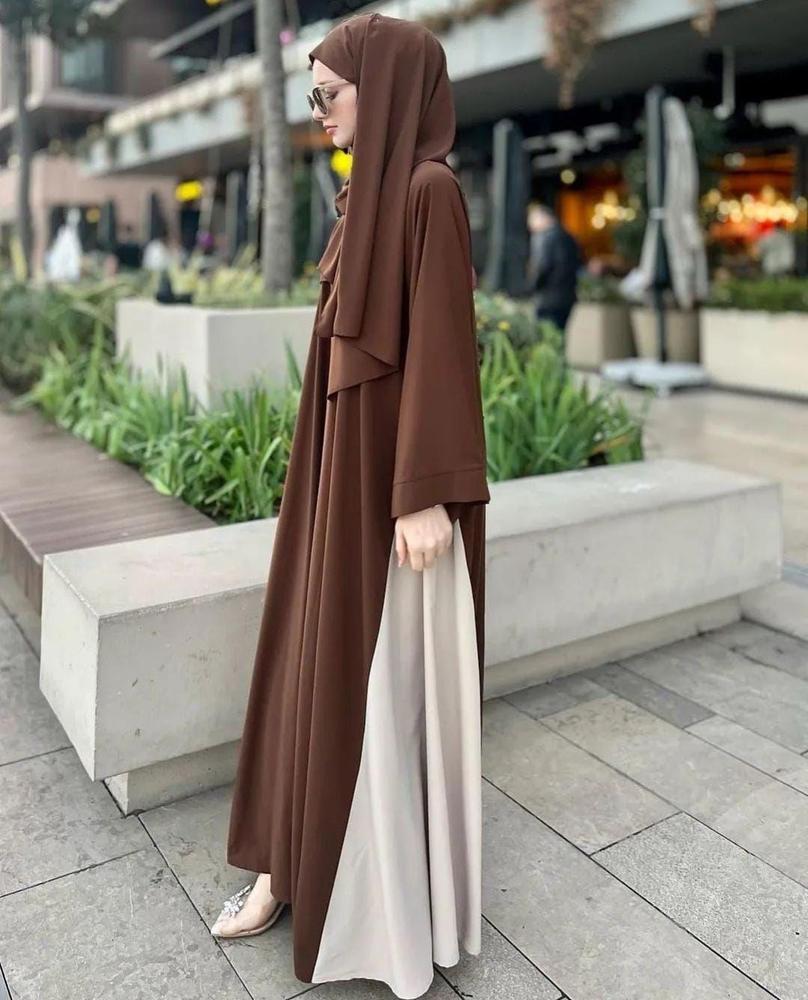 Georgette Full Abaya with Stoller