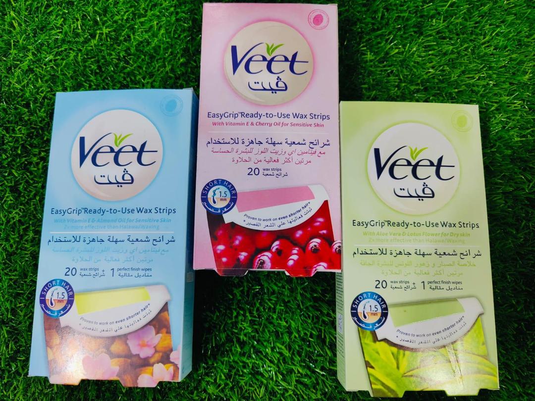 Veet Hair Removal Wax Strips - Quick and Hassle free Beauty Solution (20 Strips)