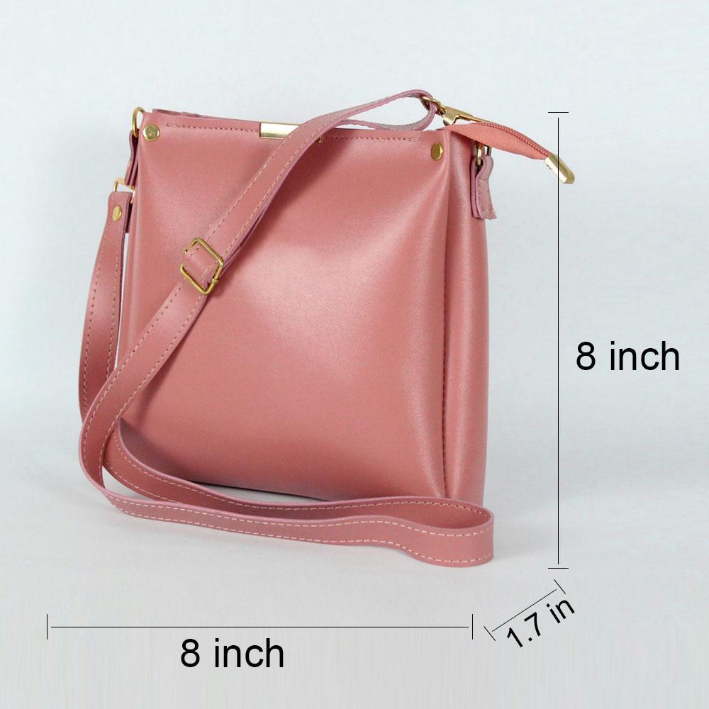 Girl's refine plain hand bag