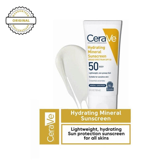 Hydrating mineral suncream spf50