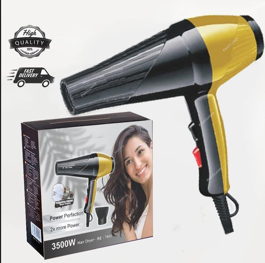 Fast drying hair dryer with cold.warm.hot settings 350w powerful performance