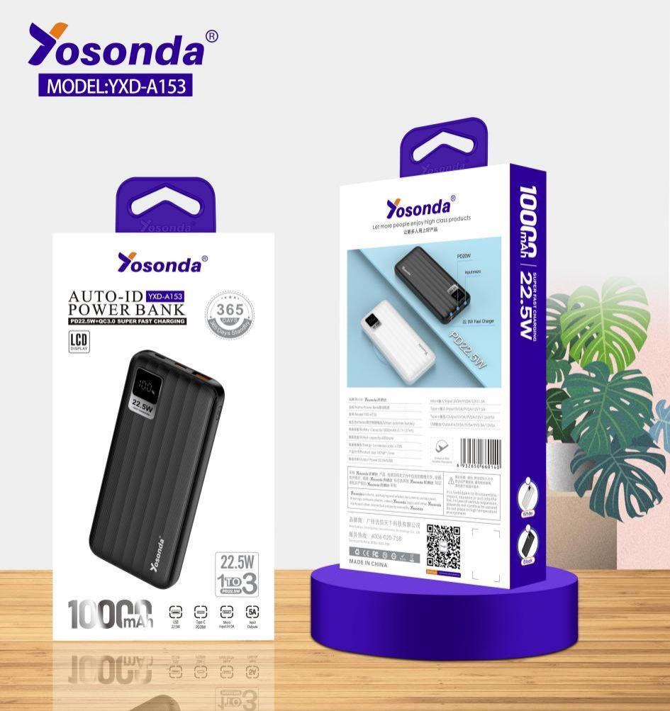 Fast Charging portable power bank. 10000mah 1 pcs 22.5w