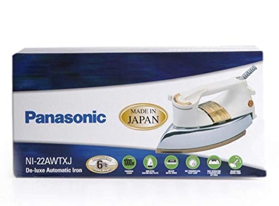 1 Pc a Power Full 1000 Watts Dry Iron with Non Stick Coating 