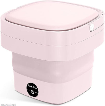 1 Pc Foldable Mini Portable Washing Machine, 30W Cleaning Solution