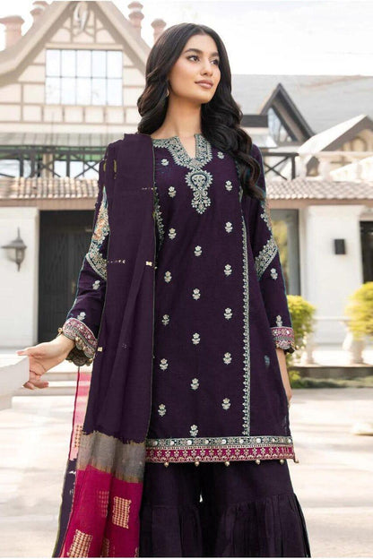 3pcs women unstiched Lawn suit