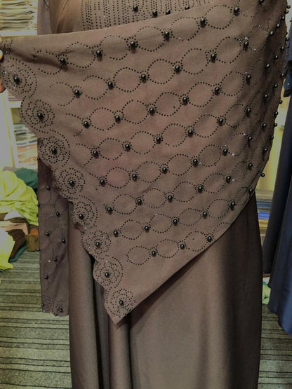 Nida Embroidered Full Abaya