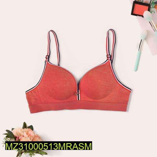 Cotton Plain Push up Bra