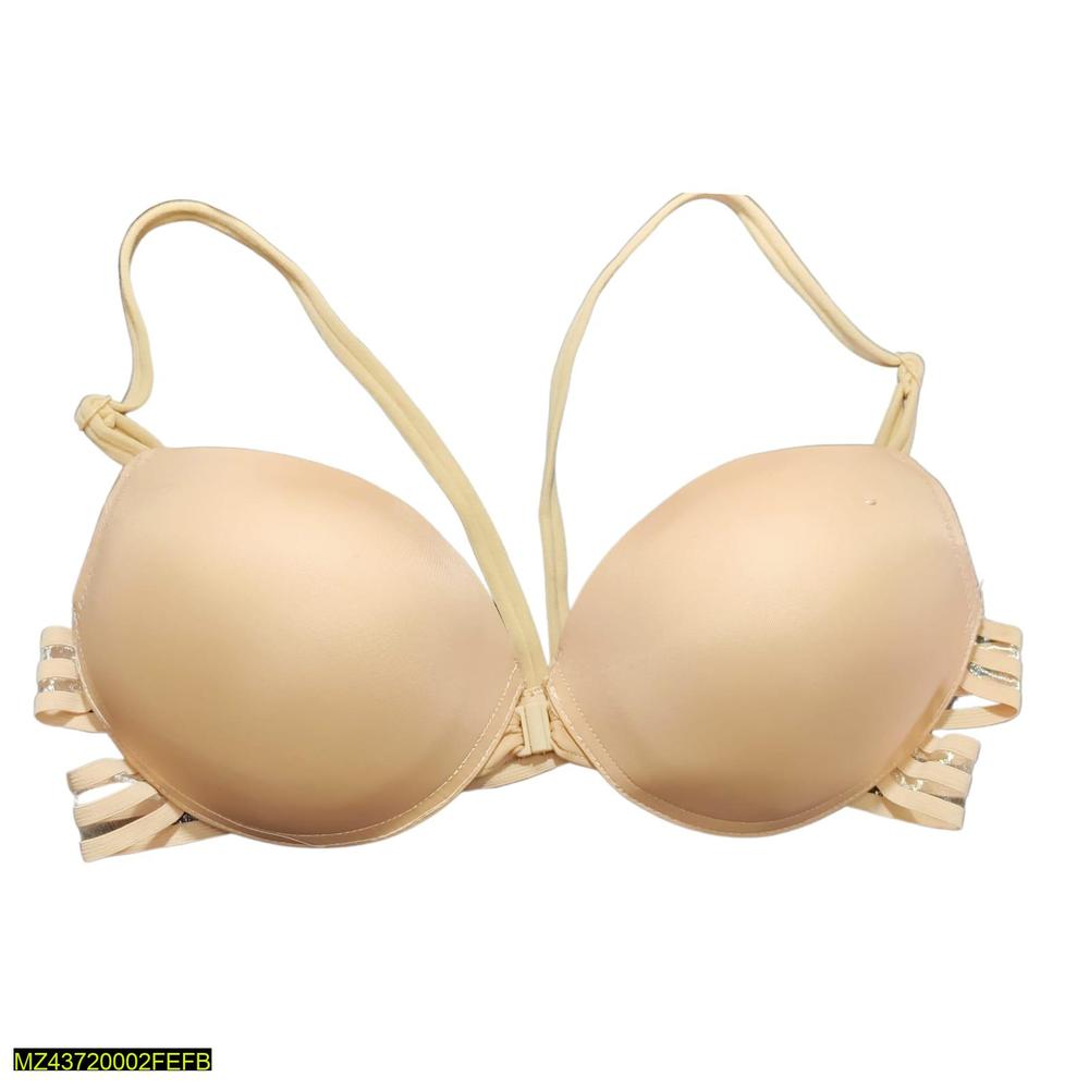 Women's Cotton Spandax Front open Puch up Bra