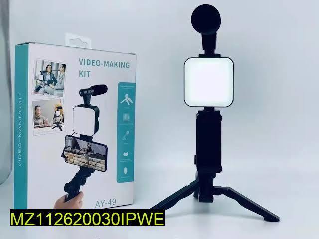 Video-Making Vlogging Kit With Microphone