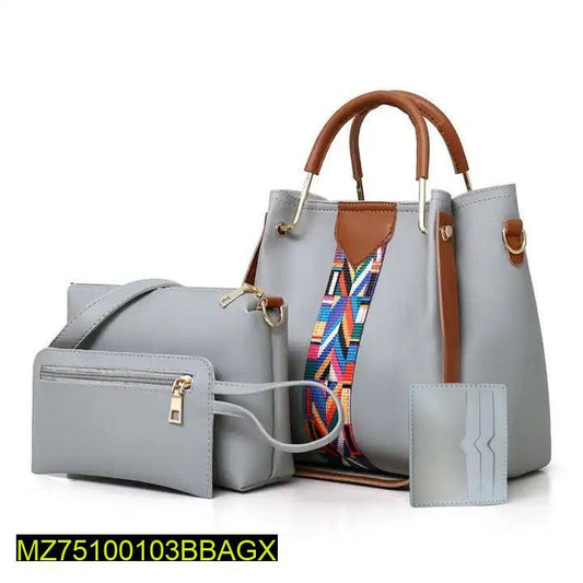 BagX-Women PU  4 Pcs Women's Faux Leather Handbag