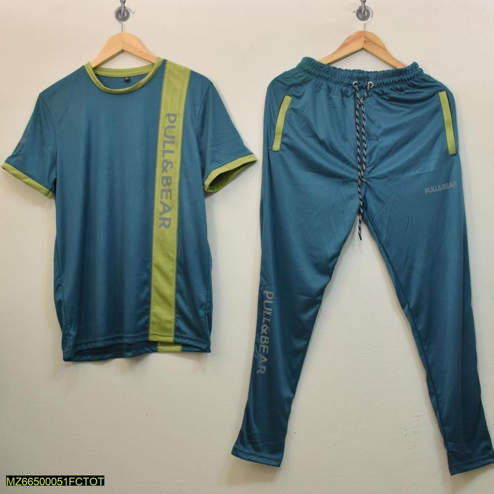 2 Pcs Men's Dri Fit plan Tracksuit